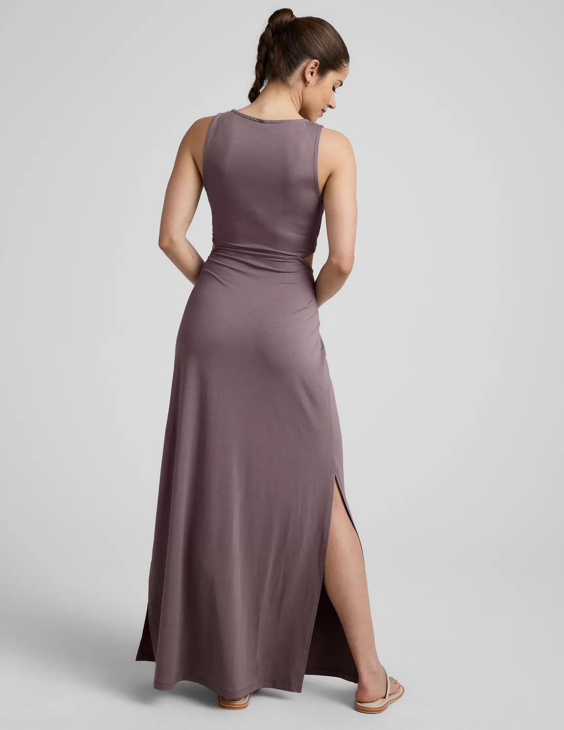 Beyond Yoga Around The World Front Twist Maxi klänning Woodland