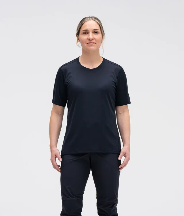 7MESH Roam dam t-shirt svart snabbtorkande