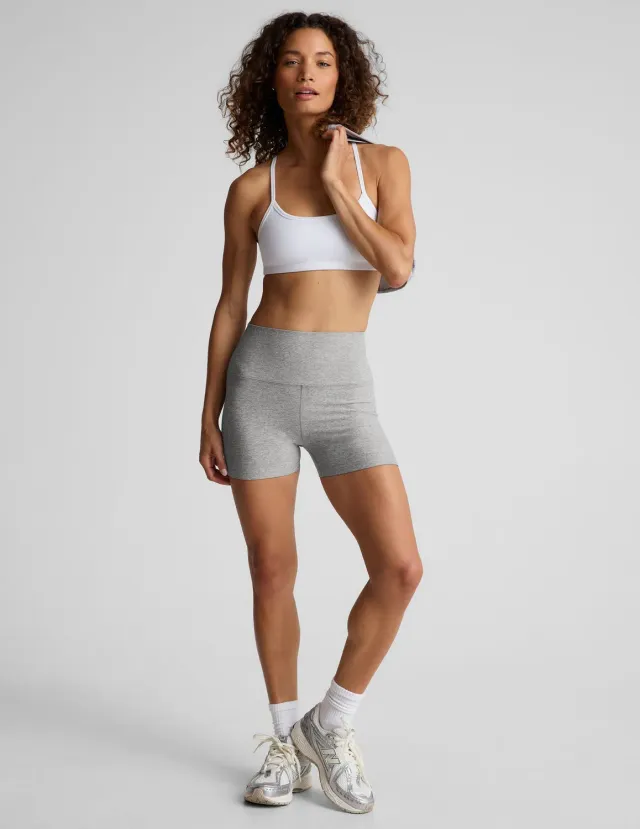Beyond Yoga Spacedye Keep Pace 3" Short träningsshorts Silver Mist