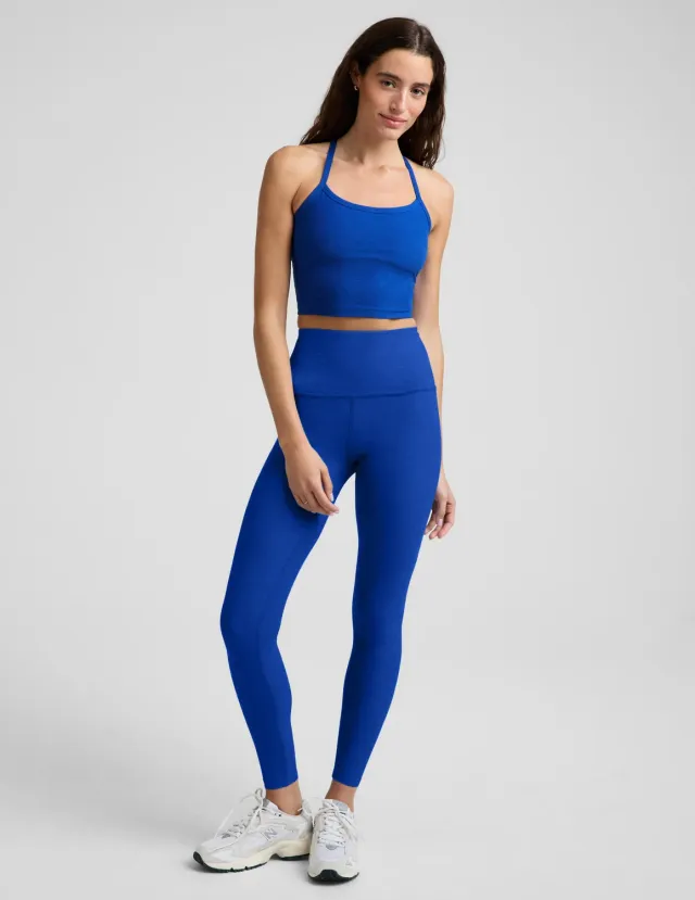 Beyond Yoga Spacedye Vitalize Full Length leggings ultra blue heather hög midja