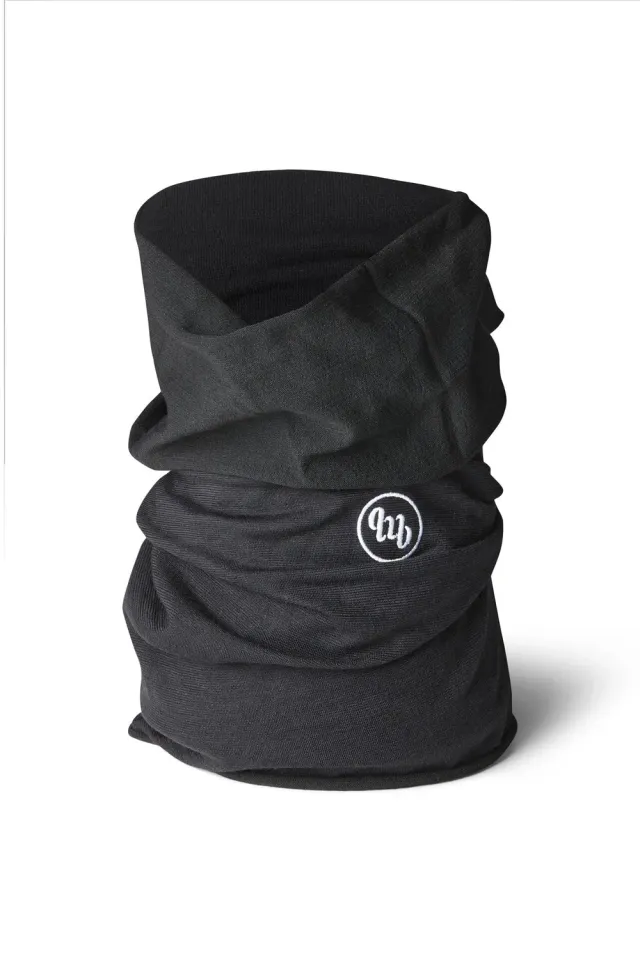 MB Wear Neck Warmer Mid halsvärmare svart ull