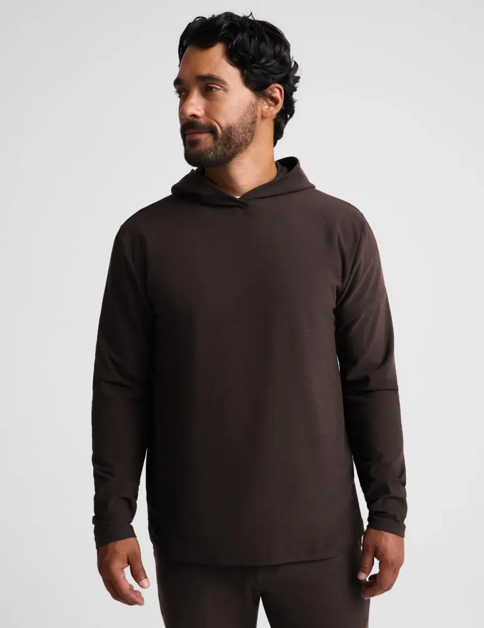 Beyond Yoga Spacedye Go-To Men's Hoodie Dark Chocolate mjuk