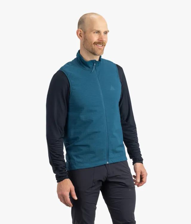 7MESH Chilco cykelväst Deep Sea termisk