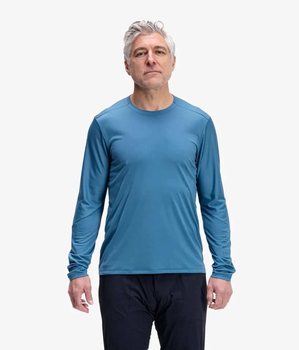 7MESH Roam Long Sleeve tröja Lake Blue lätt