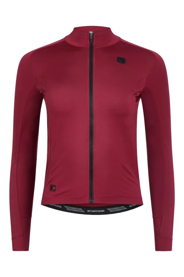 Giordana FR-C Thermal Long Sleeve cykeljersey dam svart termisk