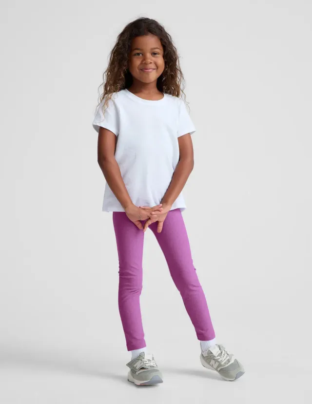 Beyond Yoga Spacedye Toddler Legging barntights Fuchsia stretch