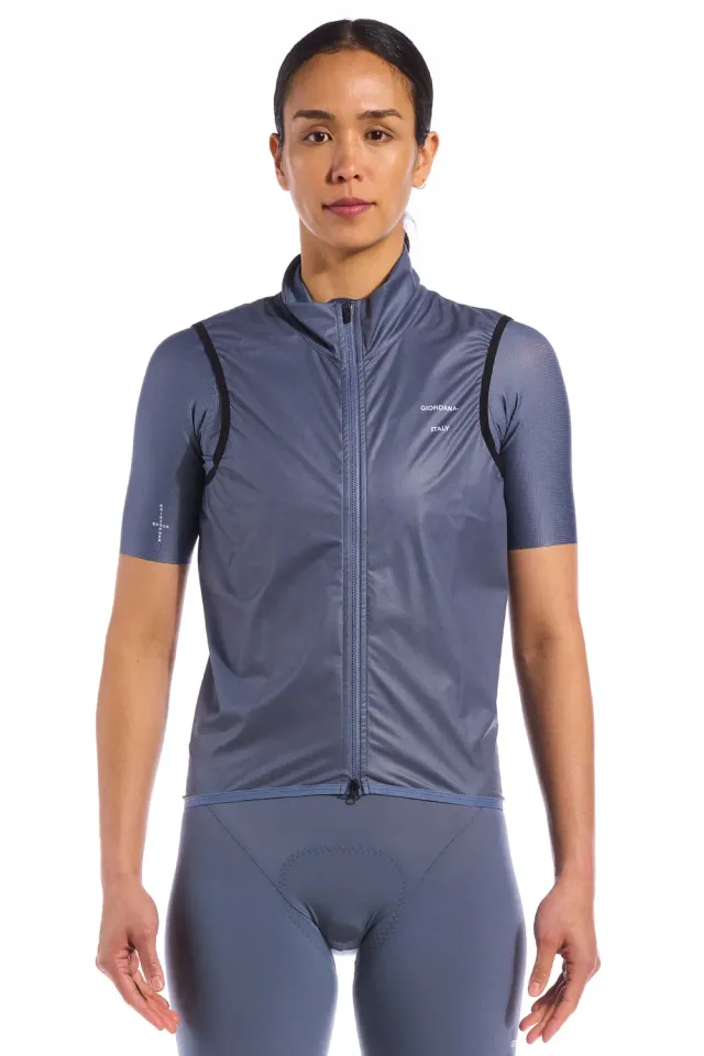 Giordana The Wind Vest vindväst grisaille blue