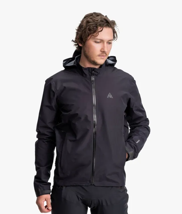 7MESH Revelation cykeljacka Black vindtät