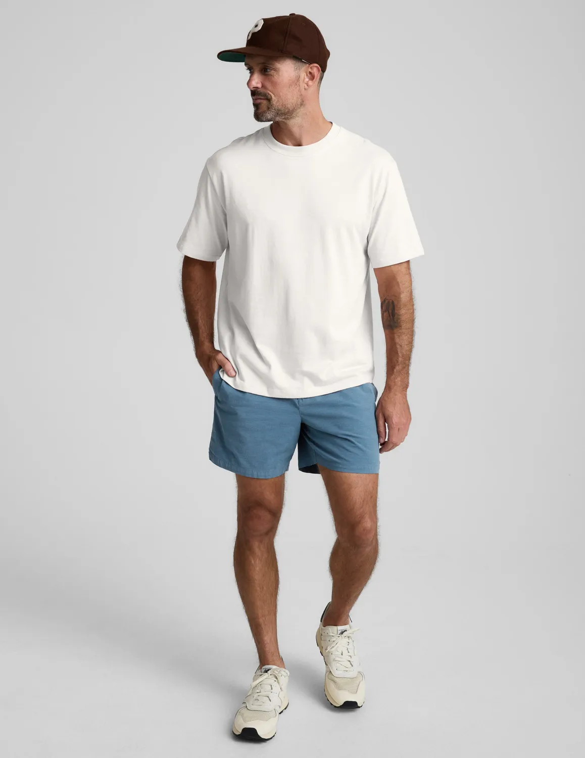Beyond Yoga SoftKnit Cotton Tee t-shirt Crisp White bomull
