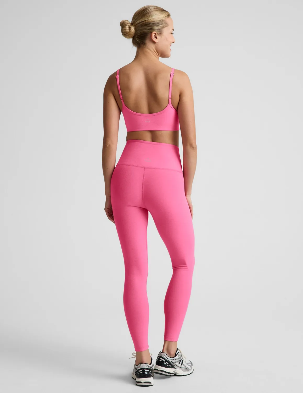 Beyond Yoga Spacedye Caught In The Midi High Waisted leggings Luscious Pink mjuk