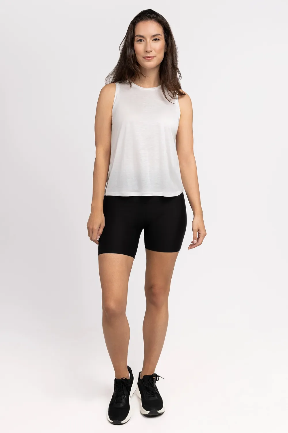 Tripulse Fitness Original Tencel träningsshorts svart hög midja