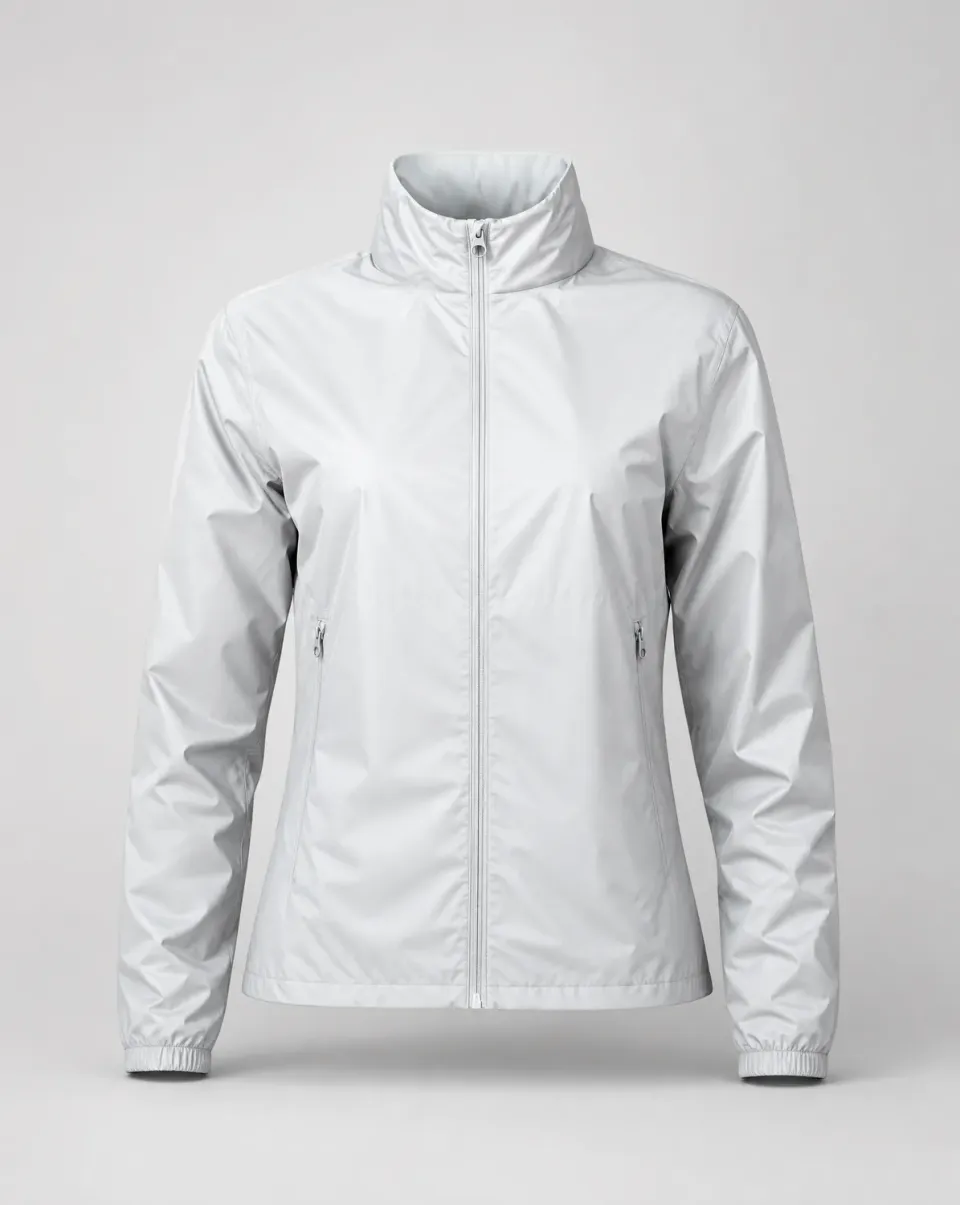 Cross Sportswear Kiawah windbreaker golfjacka dam ljusgrå lätt