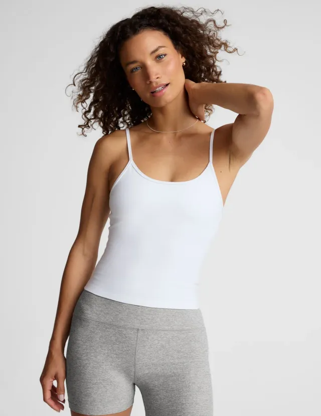 Beyond Yoga Spacedye Forever Tank linne Cloud White tight