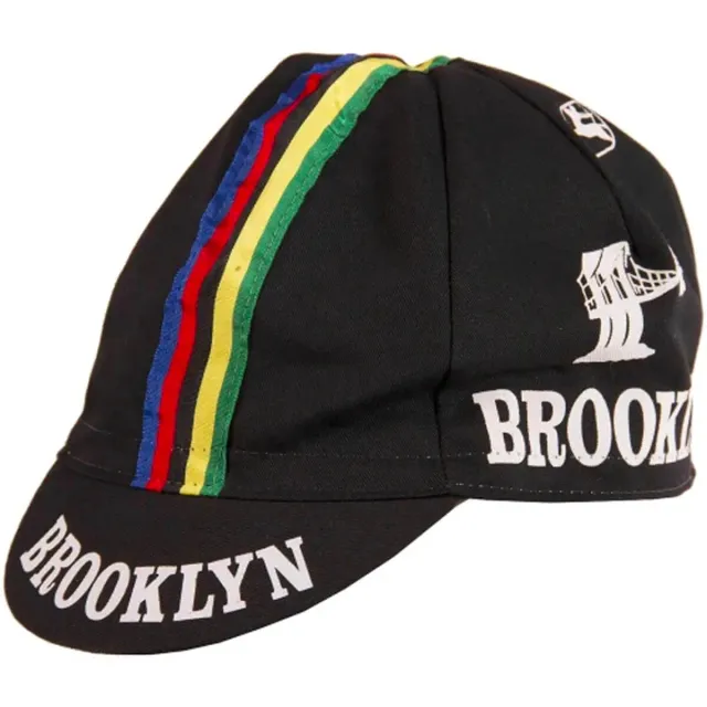 Giordana Team Brooklyn Cap cykelkeps svart klassisk
