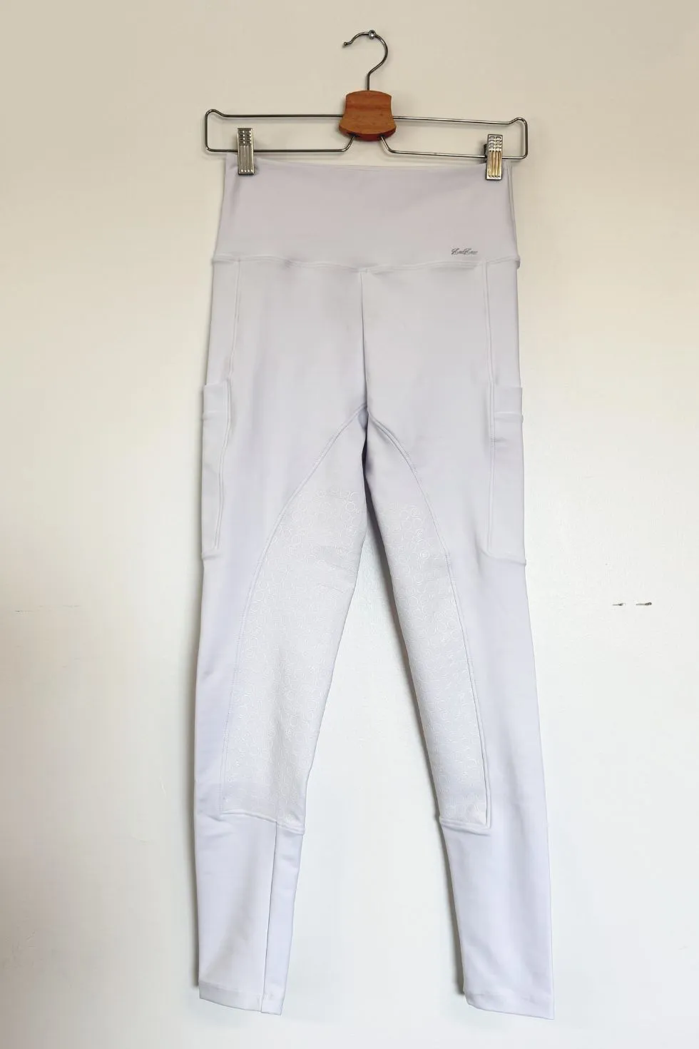 ZacZess Competition leggings S vit halvsko begagnad
