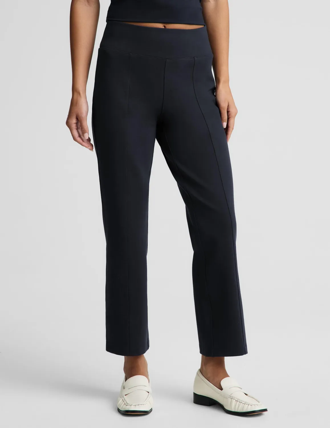 Beyond Yoga Ponte Kick Flare byxor Darkest Navy ponte