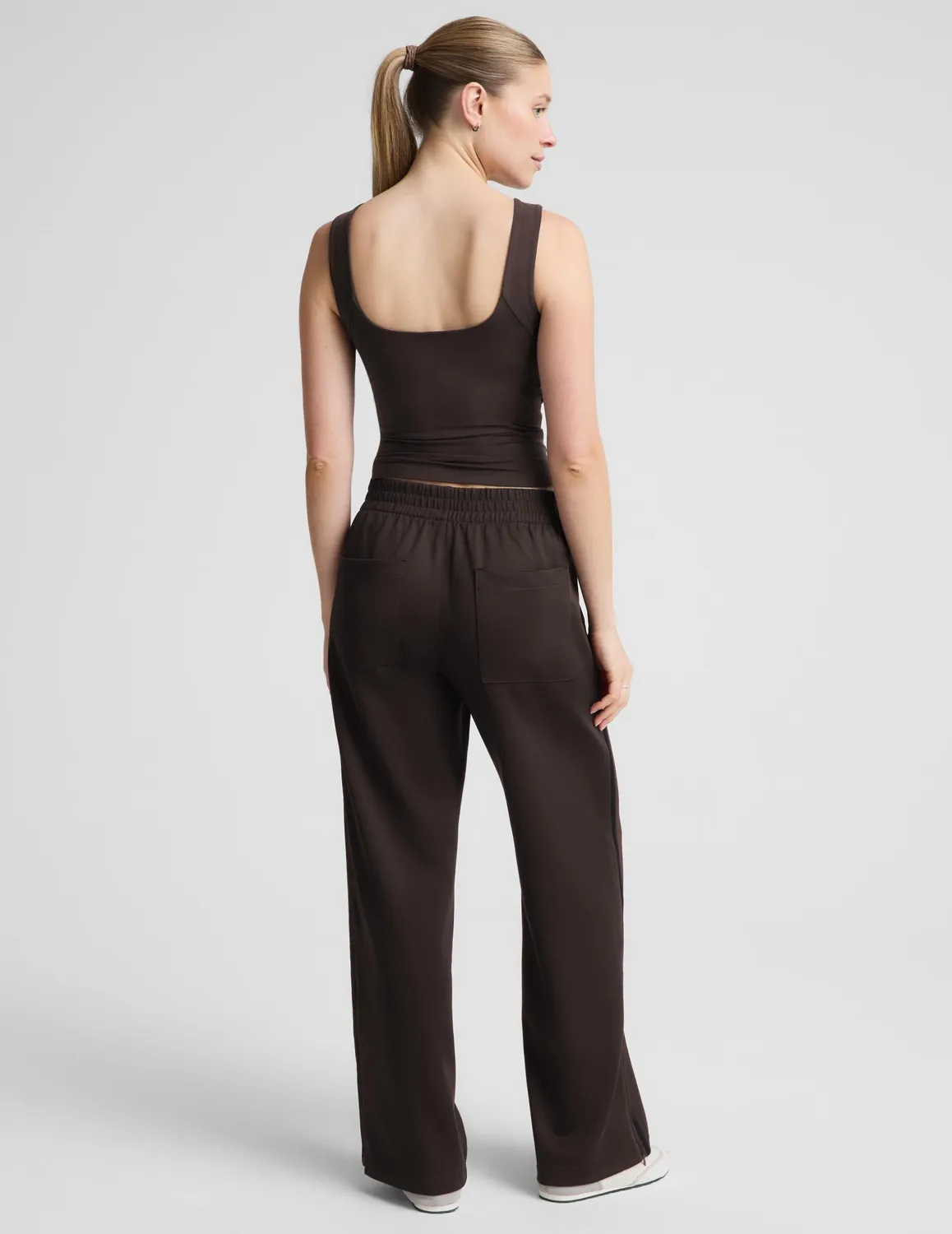 Beyond Yoga That Tracks Pant 31" träningsbyxor Dark Chocolate