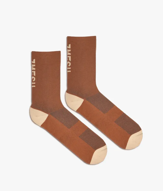 7MESH Word strumpor Toffee silvergarn 1-pack