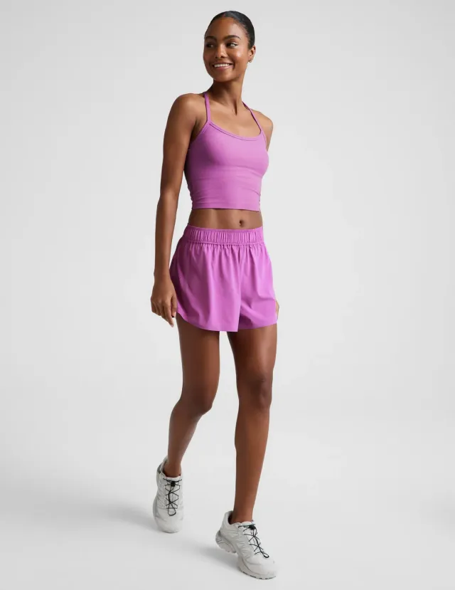 Beyond Yoga Solemate 2.5" Short löparshorts Fun Fuchsia ventilerande