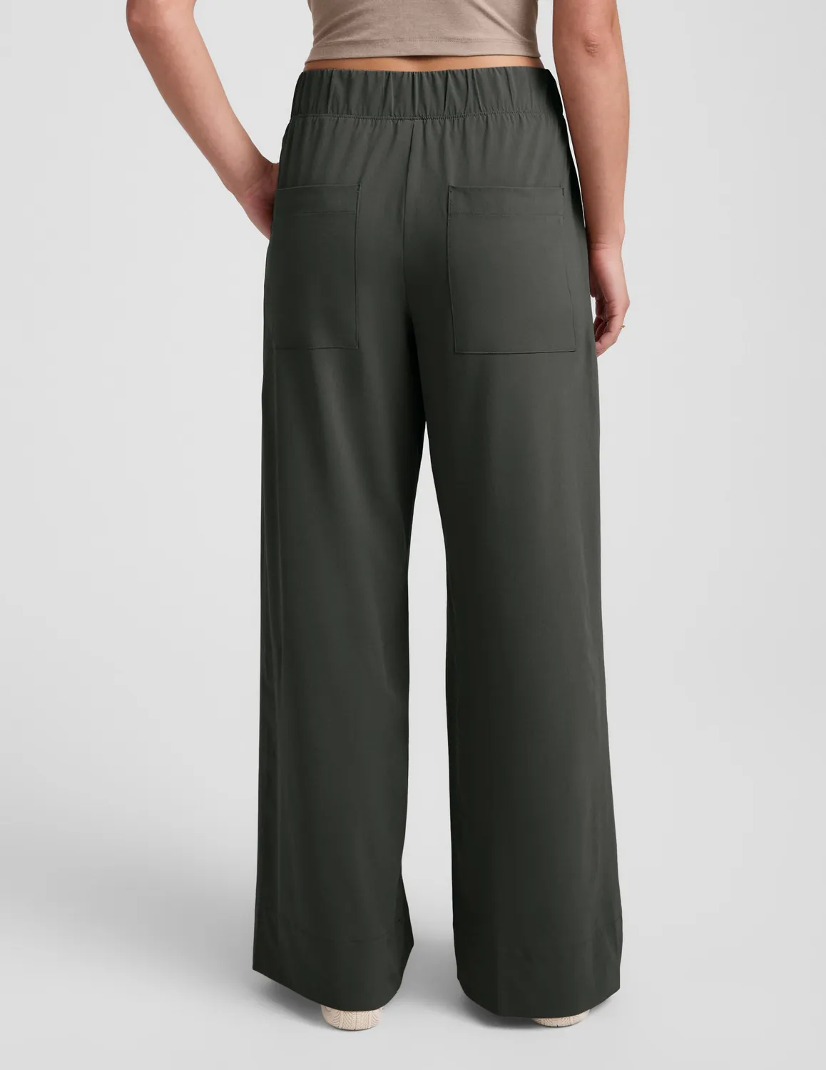Beyond Yoga Easy Wide Leg Pant 29 byxor Slate Green stretch