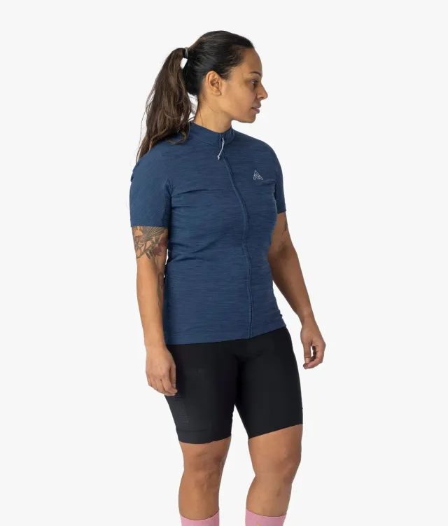 7MESH Horizon Short Sleeve cykeltröja dam phantom kortärmad