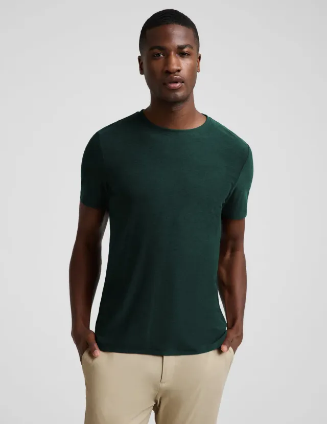 Always Beyond Men's Crew Tee 2.0 t-shirt Midnight Green lätt